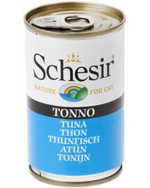 SCHESIR Nahrungsergänzungsmittel für Katzen mit Thunfisch 140g