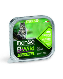 MONGE BWild Sterilised mit Wildschwein 100g