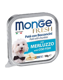 MONGE Fresh Pastete mit Kabeljau 100 g