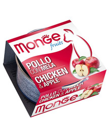 MONGE Fruit Hühnerfleisch mit Apfel 80 g