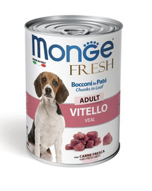 MONGE Fresh Dog mit Kalbfleisch 400g