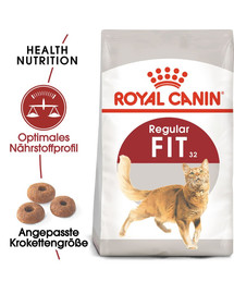 ROYAL CANIN FIT Trockenfutter für aktive Katzen 20 kg (2 x 10 kg)