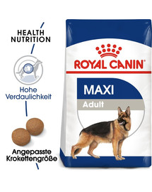ROYAL CANIN Maxi Adult Trockenfutter für große Hunde 30 kg (2 x 15 kg)