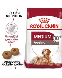 ROYAL CANIN MEDIUM Ageing 10+ Trockenfutter für ältere mittelgroße Hunde 30 kg (2 x 15 kg)