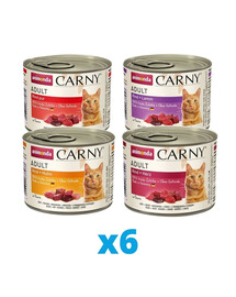 ANIMONDA Carny Adult Mixpaket 24 x 200 g