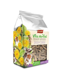 VITAPOL Vita Herbal Löwenzahnwurzel für Nager und Kaninchen 150 g