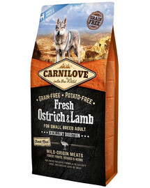 CARNILOVE Hund Fresh Small Breeds Ostrich & Lamb 12 kg (2 x 6 kg)