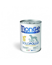 MONGE Monoprotein Solo Dog Huhn 400 g