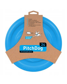 PULLER Pitch Dog Game flying disk 24` blue Hunde-Frisbee blau 24 cm