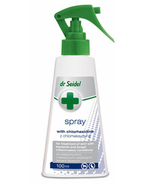 DR SEIDEL Chlorhexidin-Spray für die Haut bei bakteriellen und pilzlichen Entzündungen 100ml