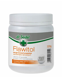 DR SEIDEL Flawitol Vitamine für große Rassen Welpen 200 Tabletten