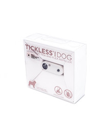 TICKLESS Mini Dog Ultraschallgerät zur Fernhaltung von Zecken & Flöhe Weiss