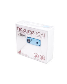 TICKLESS Mini Cat Ultraschallgerät zur Fernhaltung von Zecken & Flöhe Baby Blue