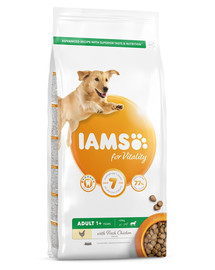 IAMS for Vitality für ausgewachsene Hunde großer Rassen mit frischem Huhn 5 kg