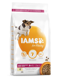 IAMS for Vitality Senior für ältere Hunde kleiner und mittelgroßer Rassen mit frischem Huhn 5 kg