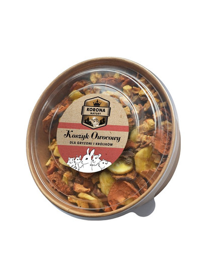 NATURAL-VIT Korona Natury Snack für Nager und Kaninchen - Obstkorb 200g