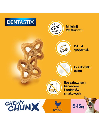 PEDIGREE Dentastix Chewy ChunX Mini 5 x 68g