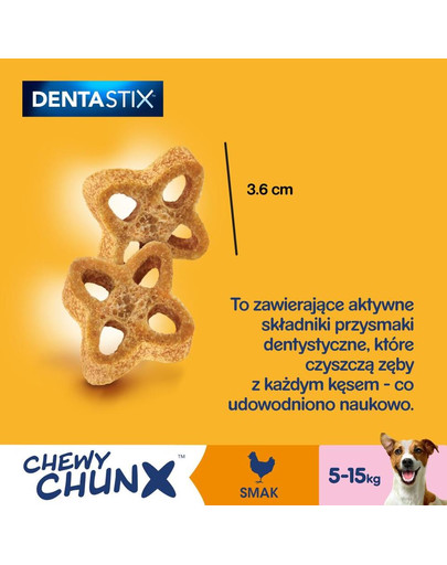 PEDIGREE Dentastix Chewy ChunX Mini 5 x 68g