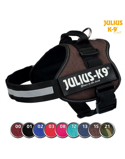 TRIXIE Julius-K9®-Geschirr, Mini/M: 51-67 cm/28 mm, indigo