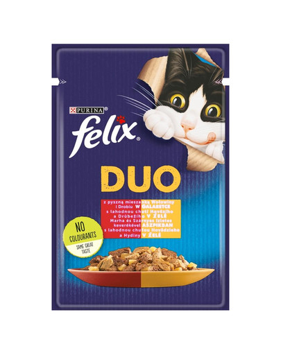 FELIX Duo Doppelt lecker mit Rind & Geflügel 85 g