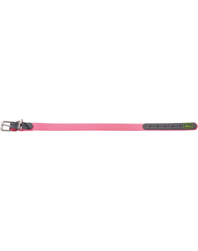 HUNTER Convenience Halsband für Hunde Größe L-XL (65) 53-61/2,5cm rosa neon