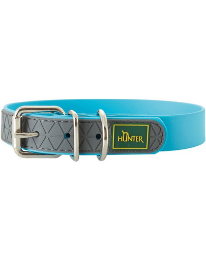 HUNTER Convenience Halsband für Hunde Größe L-XL (65) 53-61/2,5cm türkis