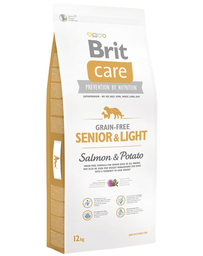 BRIT Care Grain-Free Senior Salmon & Potato 12 kg
