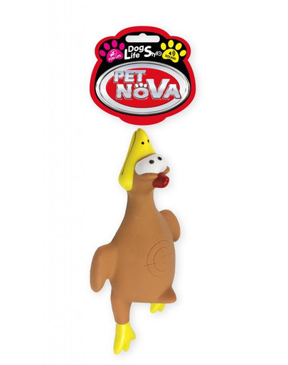 PET NOVA DOG LIFE STYLE Fliegendes Huhn 26cm Braun