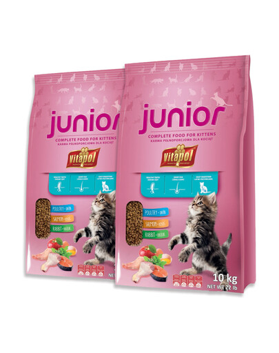 VITAPOL Junior Futter für Katzen 20 kg (2 x 10 kg)