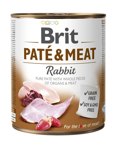 BRIT Pate & meat rabbit 800g