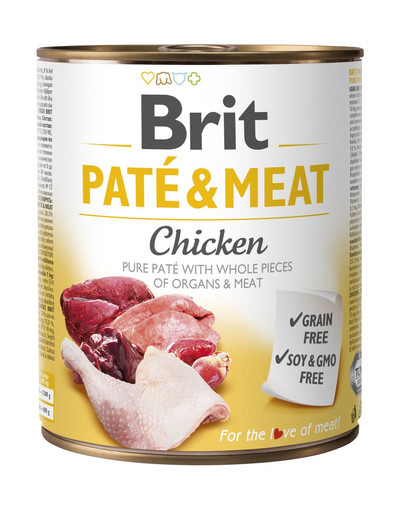BRIT Pate & Meat chicken 800g
