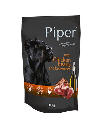 DOLINA NOTECI PIPER mit Hühnerherz und Reis 500 g Nassfutter für ausgewachsene Hunde