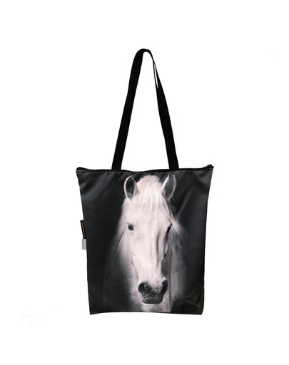 FERA Klassische Einkaufstasche „Weißes Pferd"