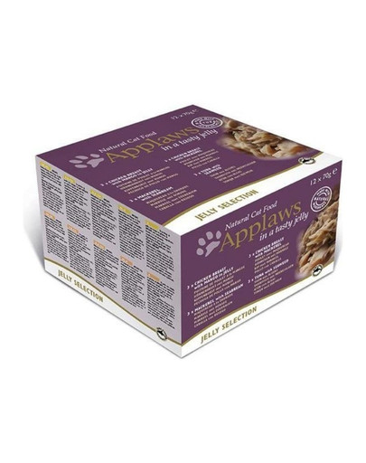 APPLAWS Cat Dose Multipack  48x70g Katzennassfutter - Gemischte Geschmacksrichtungen in Gelee