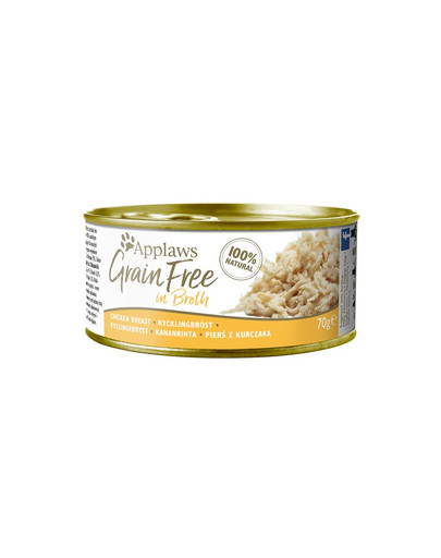 APPLAWS Grainfree in Broth Hühnchenbrust 70g