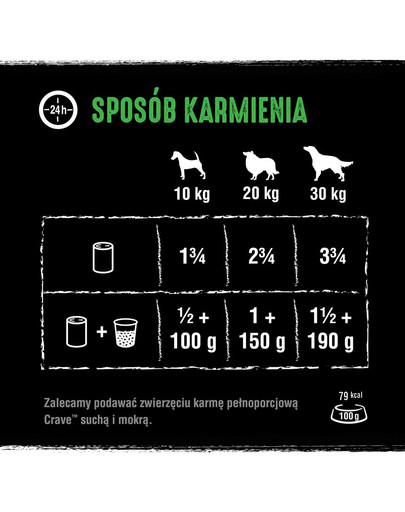 CRAVE Lamm- und Rinderpastete (getreidefreies Nassfutter für ausgewachsene Hunde) 400g