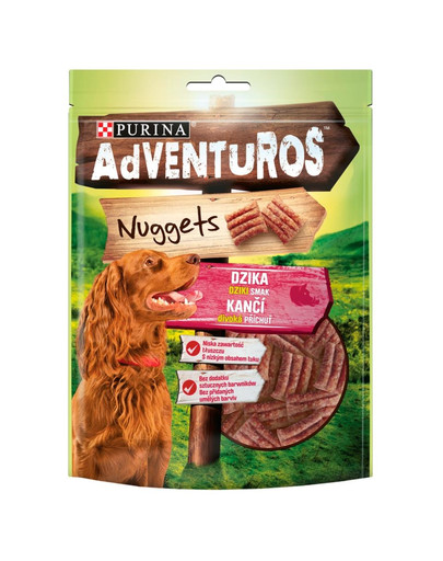 PURINA Adventuros Nuggets Wildschwein  6x90g
