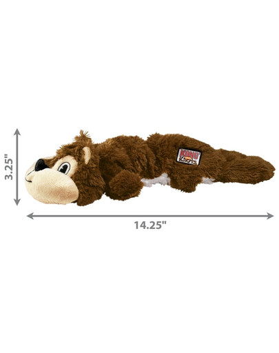 KONG Knots Scrunch Squirrel M/L