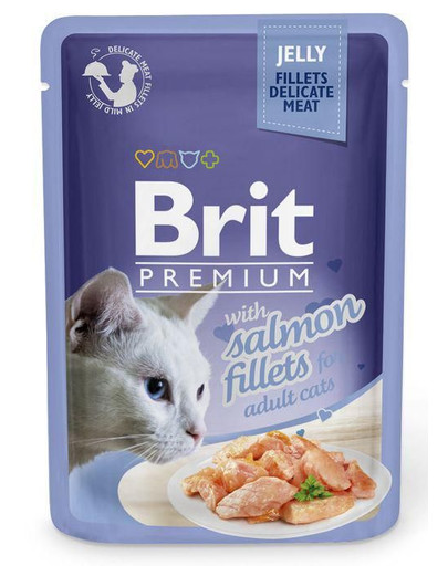 BRIT Premium Fillets in Jelly Lachs 24 x 85g