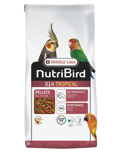 VERSELE-LAGA NutriBird G14 Tropical 1 kg Futter für mittelgroße Papageien