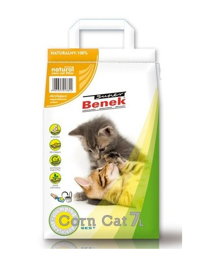 BENEK Super Corn Cat Maisgrieß in einem 6-Liter-Karton