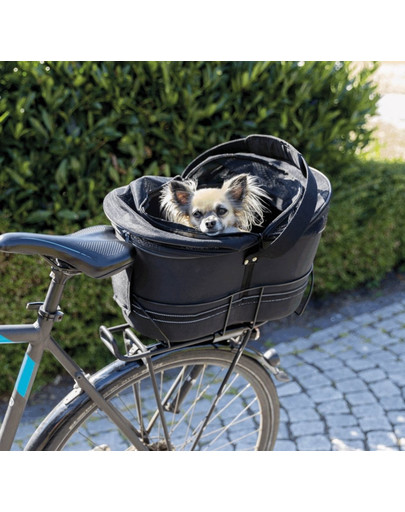 TRIXIE Fahrradkorb für schmale Gepäckträger 29x42x48cm