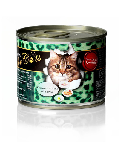O'CANIS for Cats Kaninchen, Huhn & Lachsöl 200 g