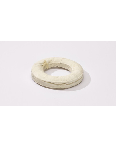 MACED Gepresster Ring Weiß 7,5 cm