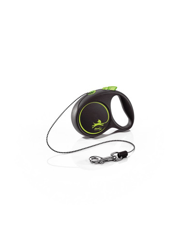 FLEXI Black Design XS Seilleine 3 m Grun