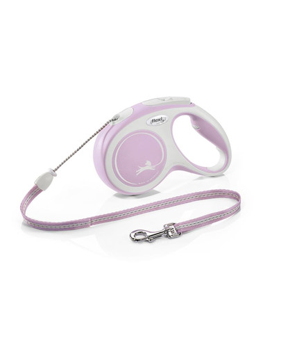 FLEXI New Comfort M Cord 5 m rosa Automatikleine