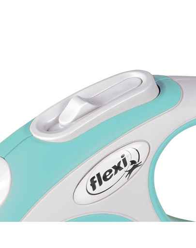 FLEXI New Comfort XS Gurtleine 3 m Helblau