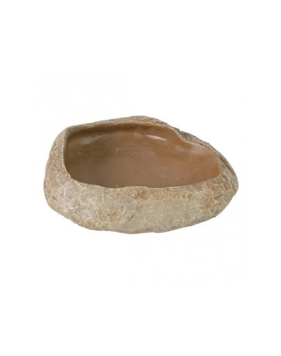 TRIXIE Napf für Terrarium Wasser- und Futterschale 19×5×16 cm