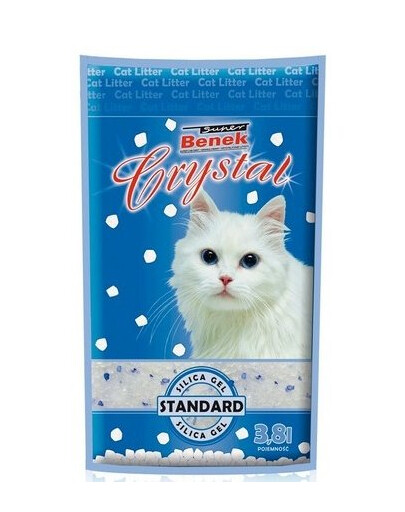 BENEK Super crystal Katzenstreu 3.8 l x 2 (7.6 l)