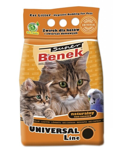 BENEK Super universal Natürliche Bentonitstreu 50 l (25 l x 2)